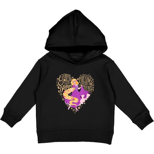 Disney Princess Rapunzel Follow Your Heart Kids Pullover Hoodies