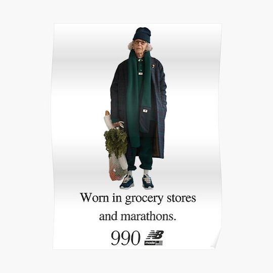 New Balance Hype Street Wear Premium Matte Vertical Poster