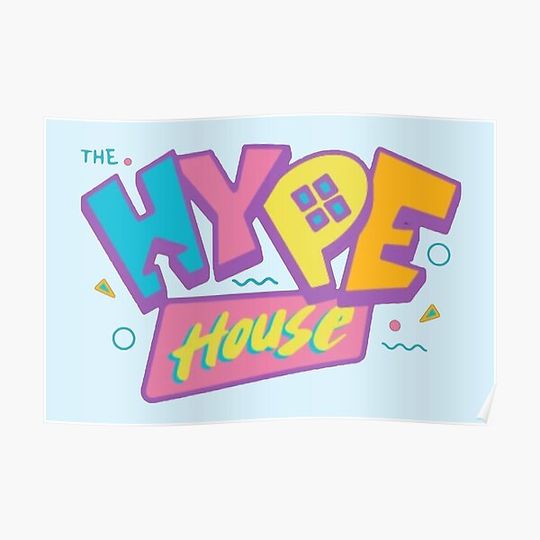 90's The Hype House Premium Matte Vertical Poster