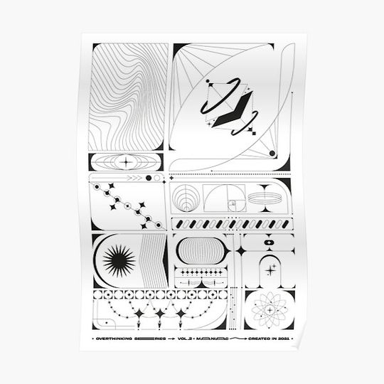 Discover MANIAC [OVERTHINKING SERIES] Premium Matte Vertical Poster