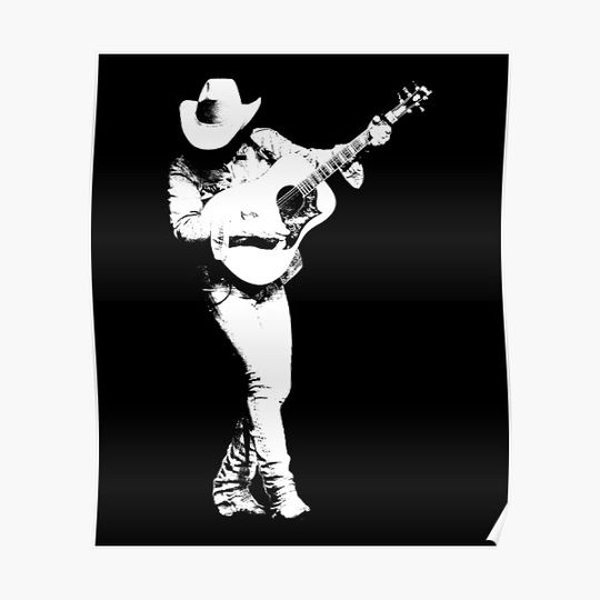 Dwight Yoakam Arts Music Legends Live Forever Premium Matte Vertical Poster