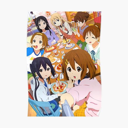 K-On! - Group Premium Matte Vertical Poster