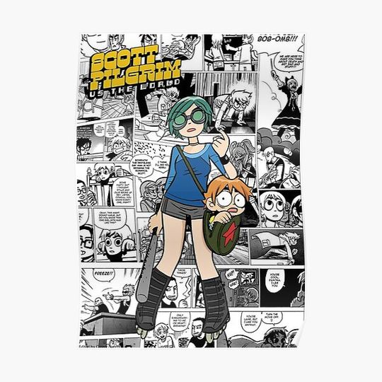 scott pilgrim Premium Matte Vertical Poster
