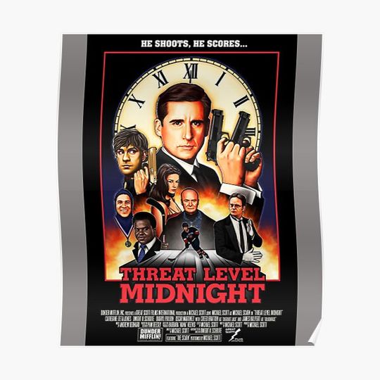 Threat Level Midnight T-ShirtThreat Level Midnight Premium Matte Vertical Poster