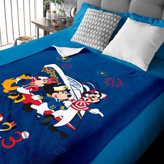Disney Cruise Family Vacation 2023 Baby Blankets,Disney Cruise Group Baby Blankets