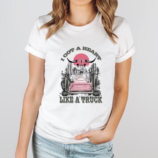 Lainey Wilson, Heart Like a Truck Shirt, Western Shirt, Country Music Shirt