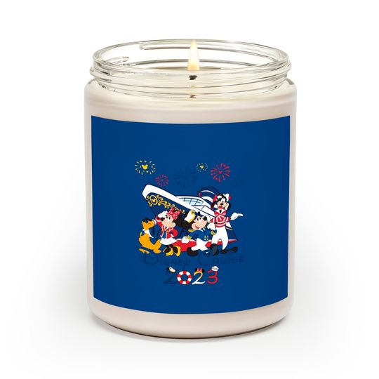 Disney Cruise Family Vacation 2023 Scented Candles,Disney Cruise Group Scented Candles