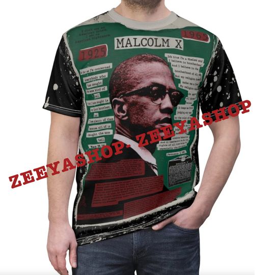 Malcolm X shirt euphoria, Rue's Malcolm X 3D Shirt