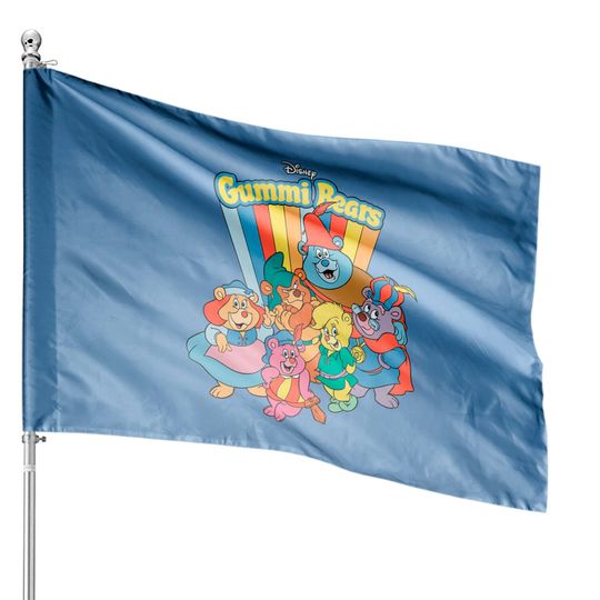 Discover Disney Adventures of the Gummi Bears Retro Vintage House Flags