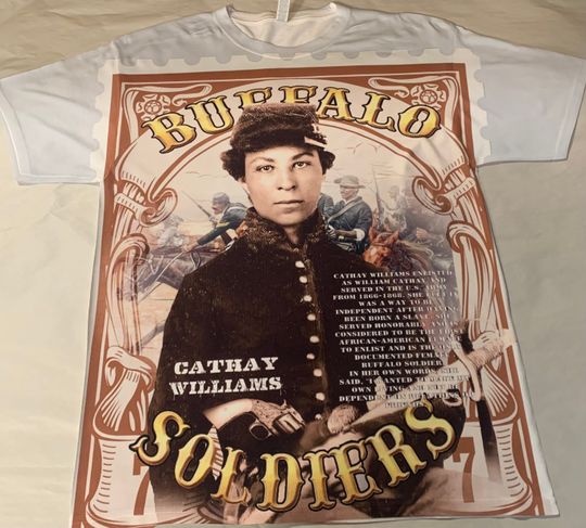 Buffalo Soldiers Woman African American Heroes Shirt Black History Month