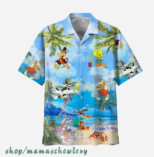 Funny Looney Tunes Hawaiian Shirt