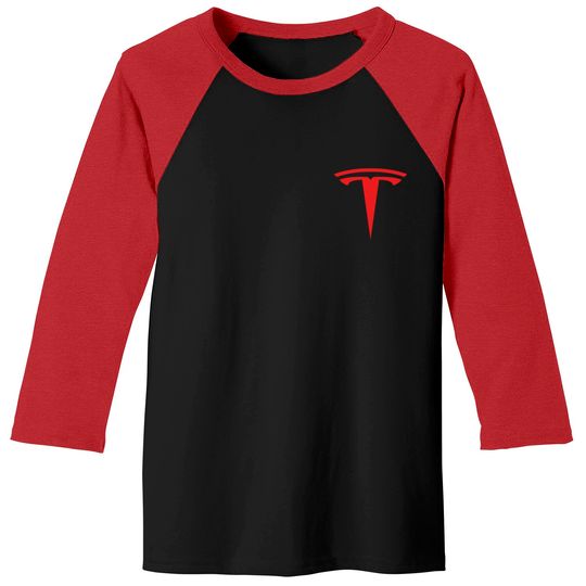 Tesla Tesla Logo Baseball Tees | Tesla Customized Unisex Baseball Tees | Tesla Lover Gift