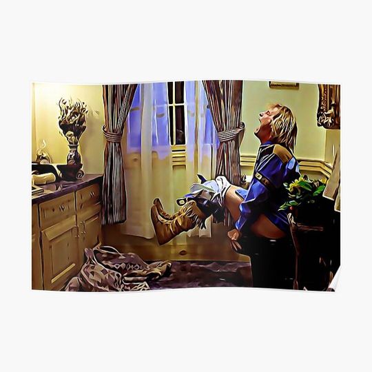 Discover Dumb & Dumber Harry Dunne in Toilet Premium Matte Vertical Poster