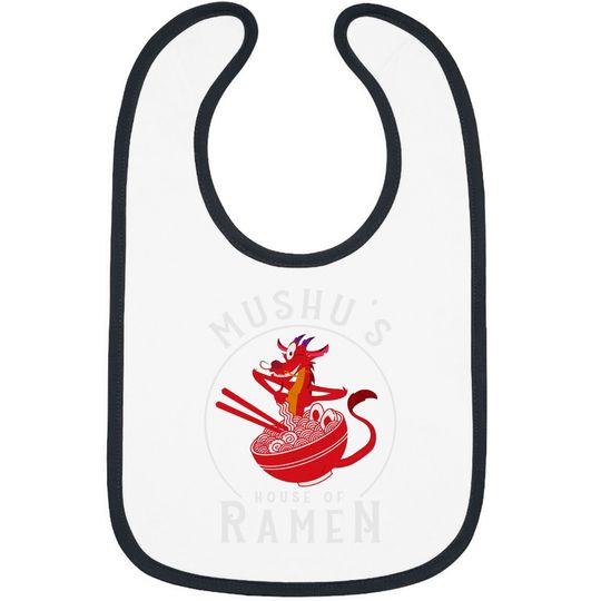 Retro Mushu's House Of Ramen Bibs / Mushu Dragon Mulan Disney Bibs