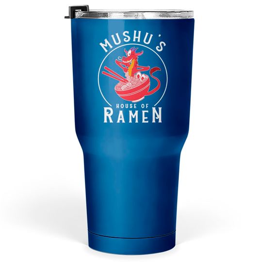 Retro Mushu's House Of Ramen Tumblers 30 oz / Mushu Dragon Mulan Disney Tumblers 30 oz