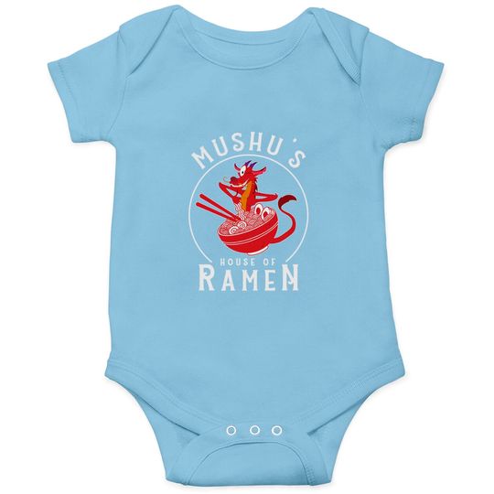 Retro Mushu's House Of Ramen Onesies / Mushu Dragon Mulan Disney Onesies