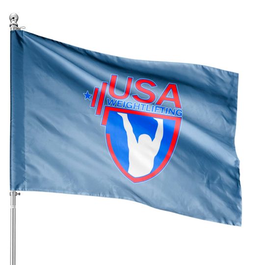 Team USA Weightlifting House Flags