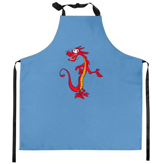 Disney Mulan Mushu Dragon Kitchen Aprons, Magic Kingdom, Disney Trip Kitchen Aprons