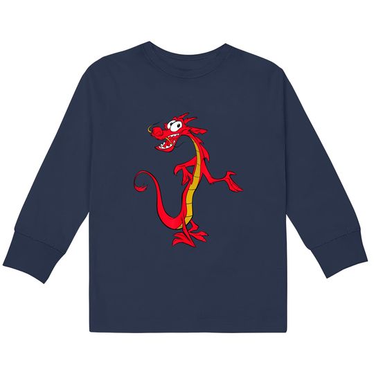 Disney Mulan Mushu Dragon Kids Long Sleeve T-Shirts, Magic Kingdom, Disney Trip Kids Long Sleeve T-Shirts