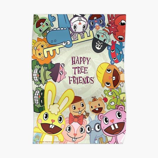 Happy Tree Friends Premium Matte Vertical Poster