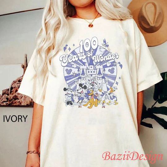 Disney 100 Years Of Wonder Shirt, Disney Anniversary, 100 Year Anniversary