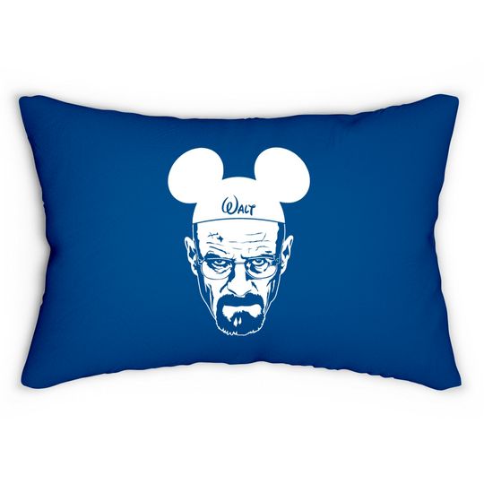 Walter White Heisenberg Walt Lumbar Pillows, Walt Breaking Disney, Walt White Lumbar Pillows