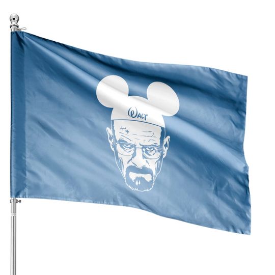 Walter White Heisenberg Walt House Flags, Walt Breaking Disney, Walt White House Flags