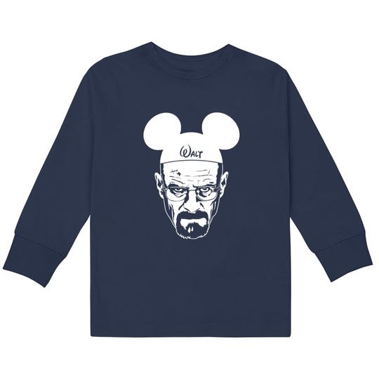 Discover Walter White Heisenberg Walt Kids Long Sleeve T-Shirts, Walt Breaking Disney, Walt White Kids Long Sleeve T-Shirts