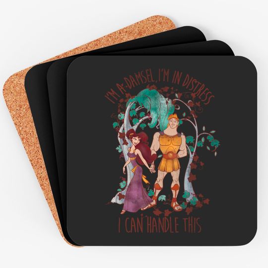 Disney Hercules Meg I'm In Distress I Can Handle This Coasters