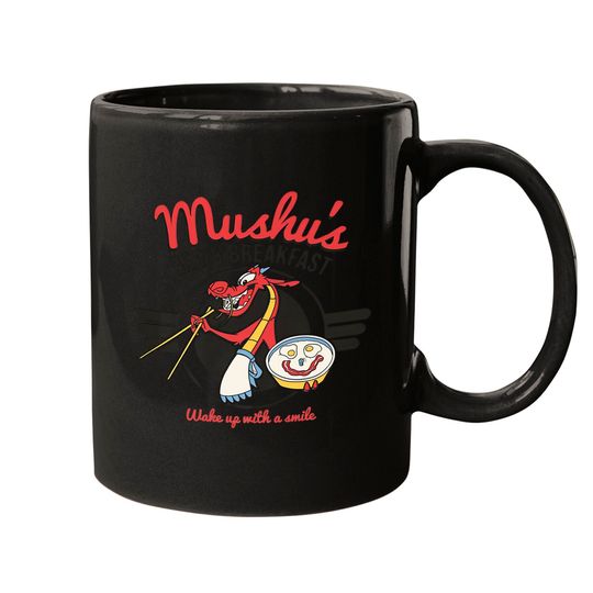 Disney Mulan Mushu's Bed and Breakfast Poster Mugs
