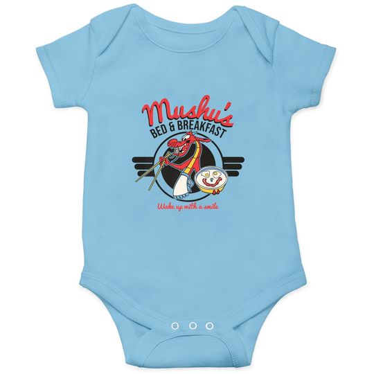 Disney Mulan Mushu's Bed and Breakfast Poster Onesies