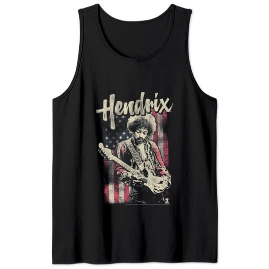 Jimi Hendrix Flag Tank Tops