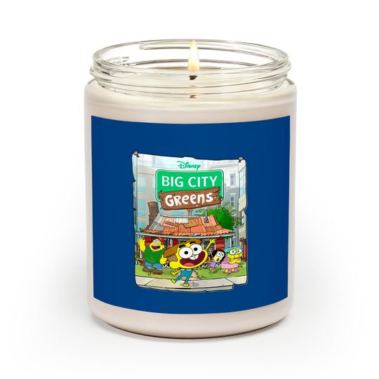 Disney Big City Greens Poster Cricket and Family Scented Candles
