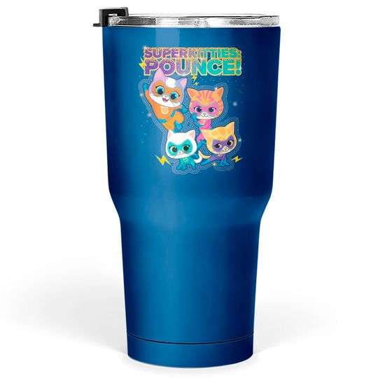 Disney Junior SuperKitties Squad Pounce Group Shot Tumblers 30 oz, Magic Kingdom WDW Tumblers 30 oz