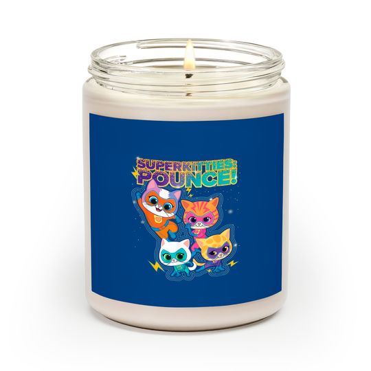 Disney Junior SuperKitties Squad Pounce Group Shot Scented Candles, Magic Kingdom WDW Scented Candles