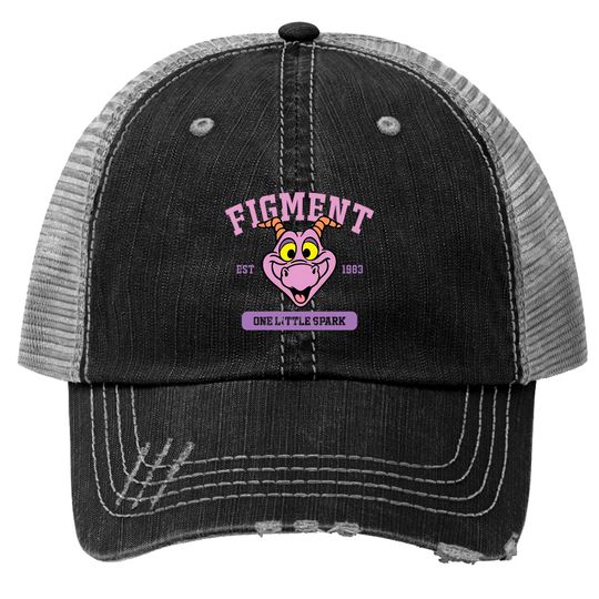 Disney Figment Trucker Hats, Epcot Figment Trucker Hats