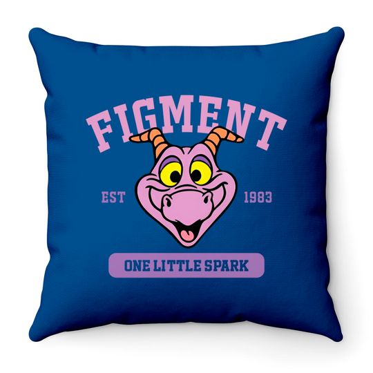 Disney Figment Throw Pillows, Epcot Figment Throw Pillows