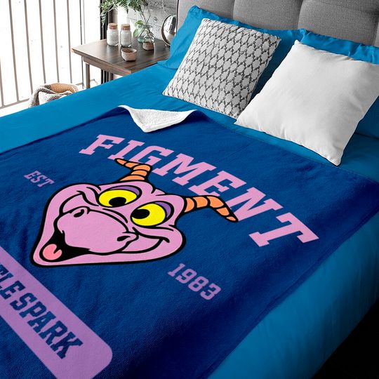 Disney Figment Baby Blankets, Epcot Figment Baby Blankets