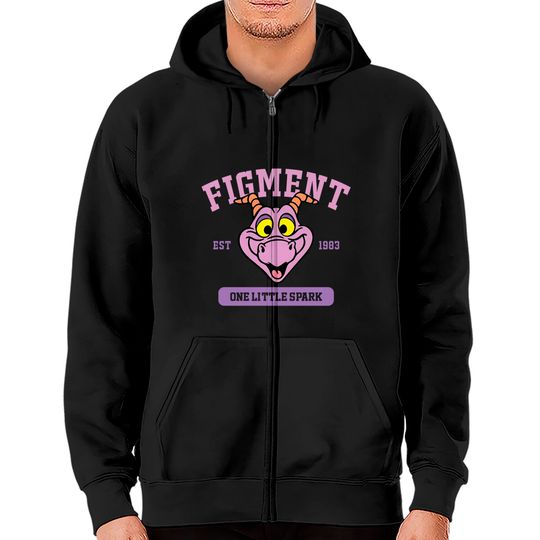 Disney Figment Zip Hoodies, Epcot Figment Zip Hoodies
