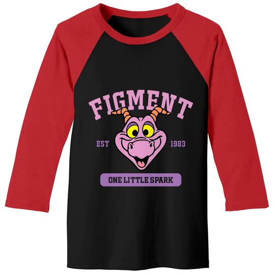 Disney Figment Baseball Tees, Epcot Figment Baseball Tees
