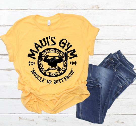 Mauis Gym Moana Shirt,  Moana Gym Shirt, DIsneyland Shirts