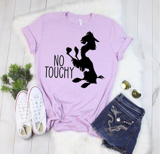 Disney Shirts,  No Touchy, Emperors New Groove, Kuzco, Funny Disney Shirts