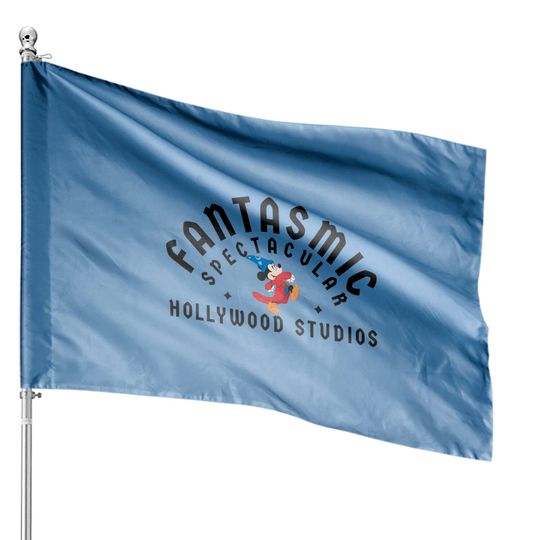 Disney House Flags, Magic Kingdom House Flags, Fantasmic Mickey, Cute Disney House Flags