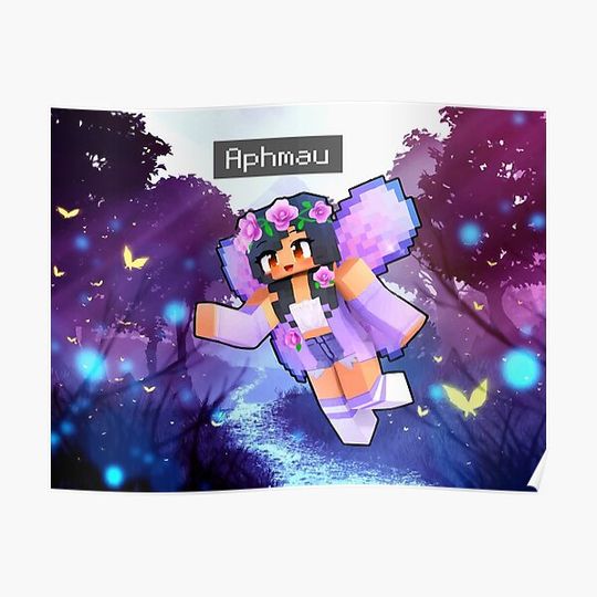 Aphmau Minecraft Magical Fairy Premium Matte Vertical Poster