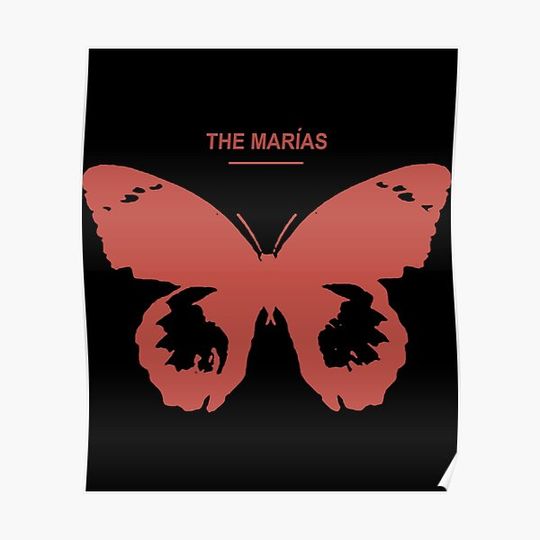 The Marias Merch Black Butterfly Baby Premium Matte Vertical Poster