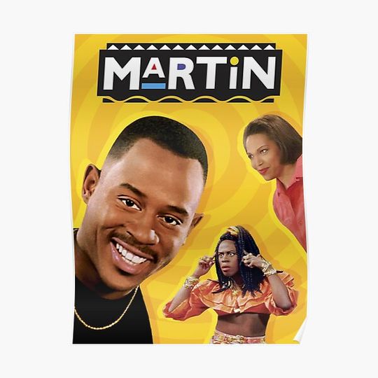 Martin 90s TV Show and Series Premium Matte Vertical Poster