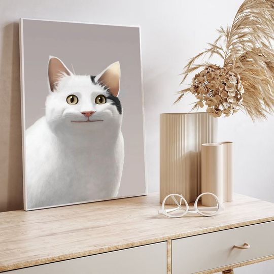 The Animal Poster Polite Cat Meme Cat Wall Decoration