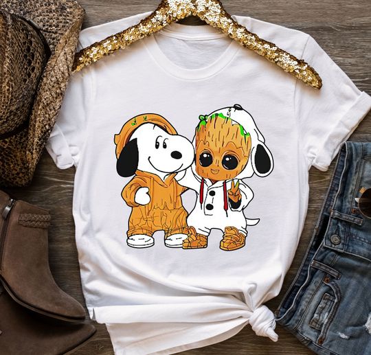 Marvel Baby Groot and Cute Friends Costume Best Friends Shirt, Disneyland Unisex T-shirt