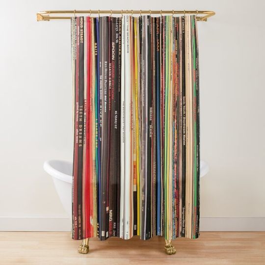 Ultimate Vinyl Record Collection Shower Curtain