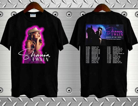 Shania Twain Queen Of Me Tour 2023 Unisex T-Shirt, Country Music Shirt